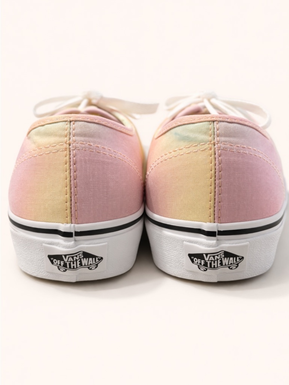 Vans Pastel Tie-Dye Low-Top Sneakers in Pink, Blue, Yellow, Cream - Picture 3 of 5